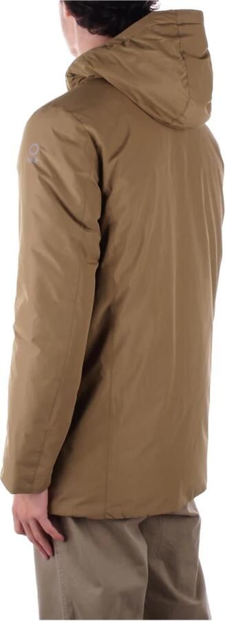 Suns Groene hoodie met ritssluiting zakken Green Heren - Foto 3