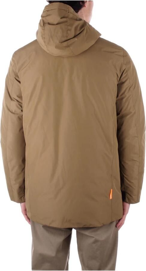 Suns Groene hoodie met ritssluiting zakken Green Heren