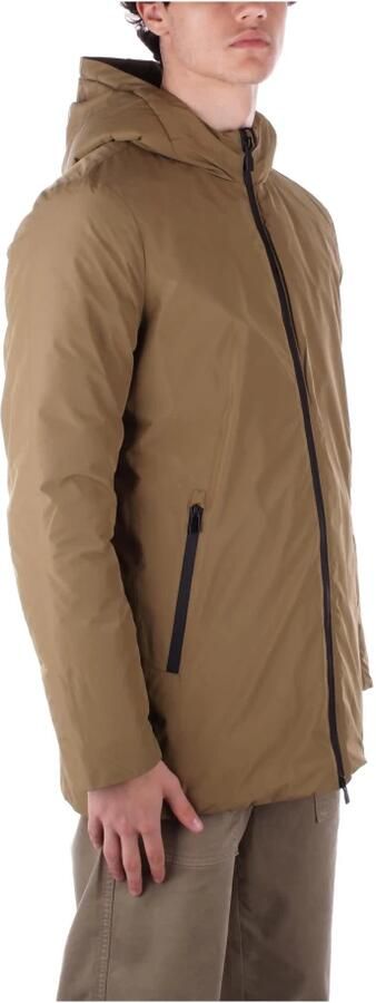 Suns Groene hoodie met ritssluiting zakken Green Heren - Foto 2