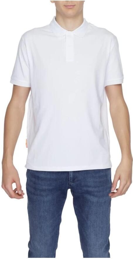 Suns Katoenen Polo Shirt Lente Zomer Collectie White Heren - Foto 4