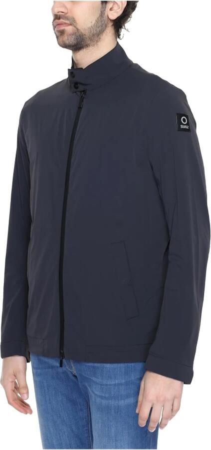 Suns Klassieke Zwarte Blazer met Ritssluiting Black Heren - Foto 2