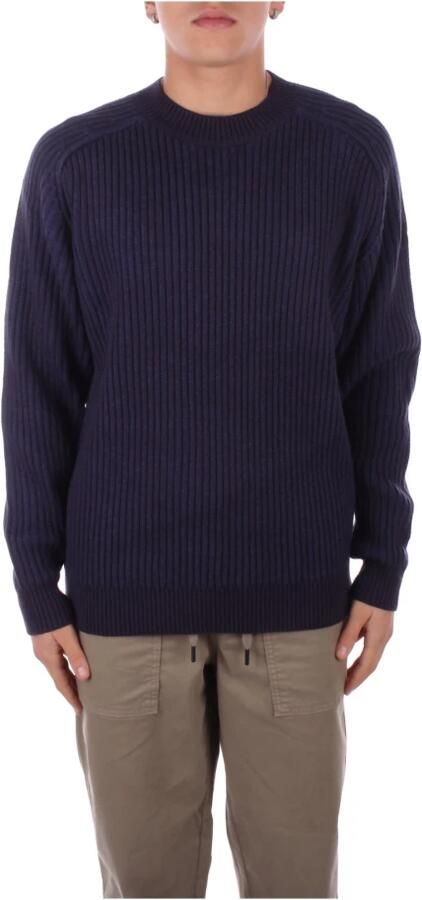 Suns Logo Sweaters Regular Fit Cotton Blend Blue Heren - Foto 6