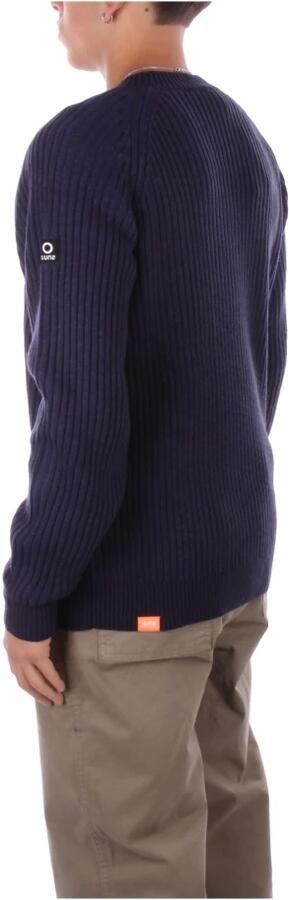 Suns Logo Sweaters Regular Fit Cotton Blend Blue Heren - Foto 3