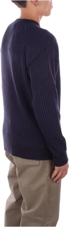 Suns Logo Sweaters Regular Fit Cotton Blend Blue Heren - Foto 5