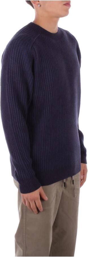 Suns Logo Sweaters Regular Fit Cotton Blend Blue Heren - Foto 2