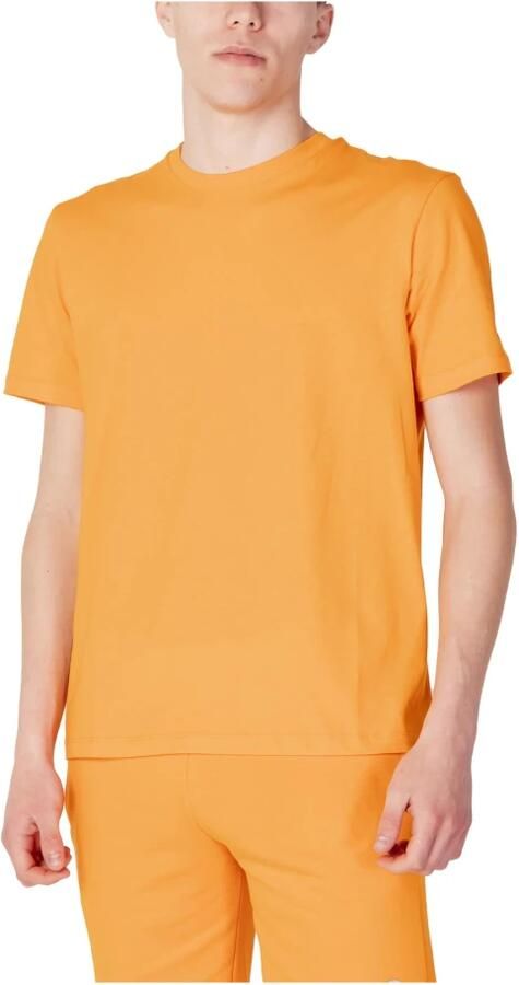 Suns Katoenen Heren T-shirt Lente Zomer Collectie Orange Heren - Foto 3