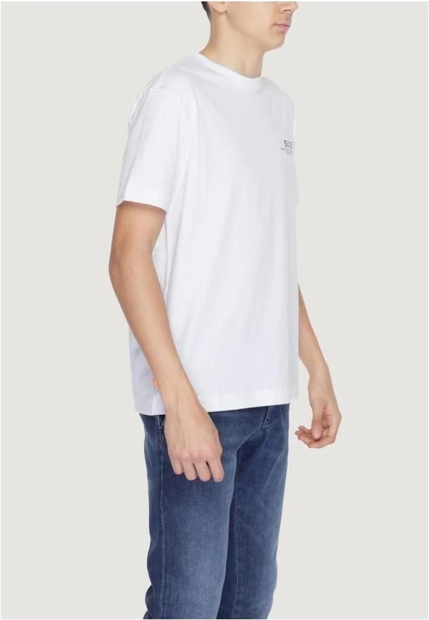 Suns Witte Katoenen T-Shirt Collectie voor Mannen White Heren - Foto 2