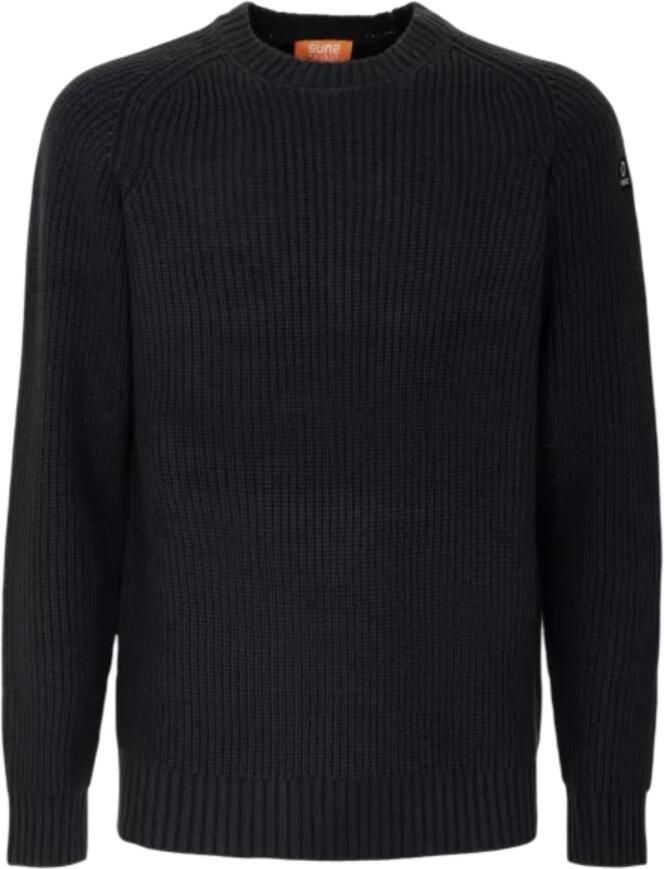 Suns Zwart Gebreid Mgs53008U V2 Black Heren