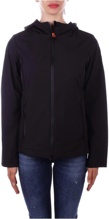 Suns Zwarte Hoodie met Ritssluiting Black Dames - Foto 4