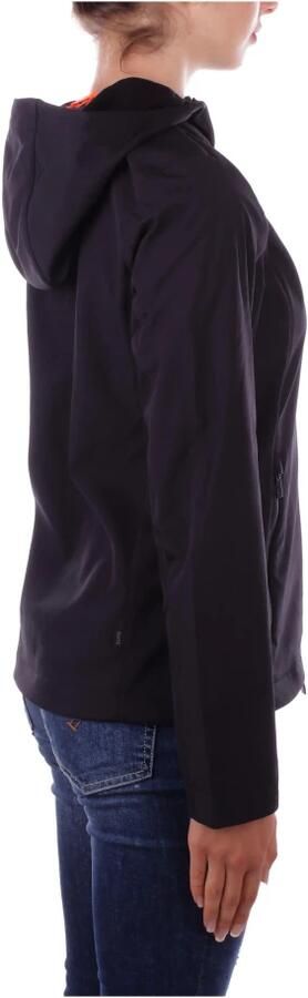 Suns Zwarte Hoodie met Ritssluiting Black Dames - Foto 3