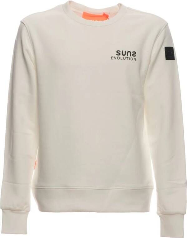 Sunspel Mfs03002U OFF White Sweatshirt White Heren