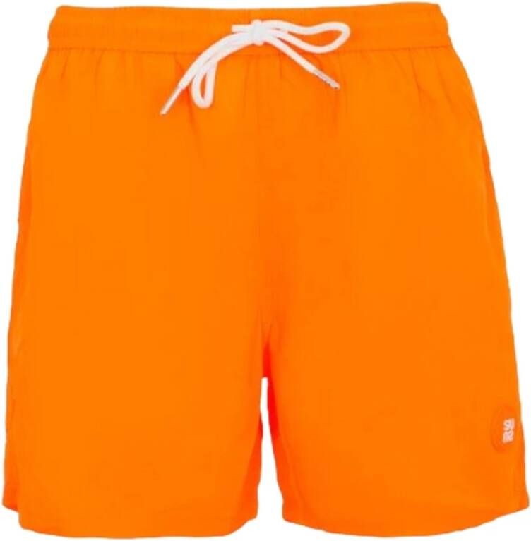 Sunspel Oranje Fluorescerende Shorts Oranje Heren