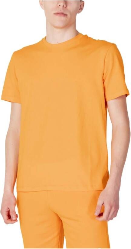 Sunspel Oranje T-shirt voor heren Orange Heren
