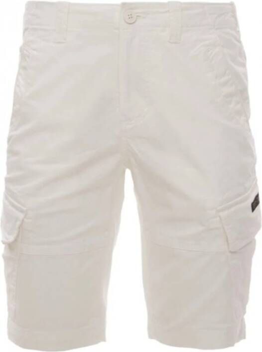 Superdry Cargo Bermuda Shorts White Heren