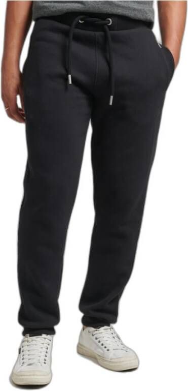 Superdry Geborduurd joggingpak Vintage Logo Black Heren