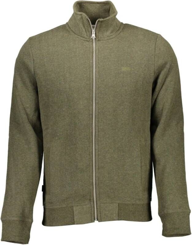 Superdry Green Cotton Sweater Groen Heren