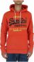 Superdry Heren Oranje Print Sweatshirt Orange Heren - Thumbnail 1