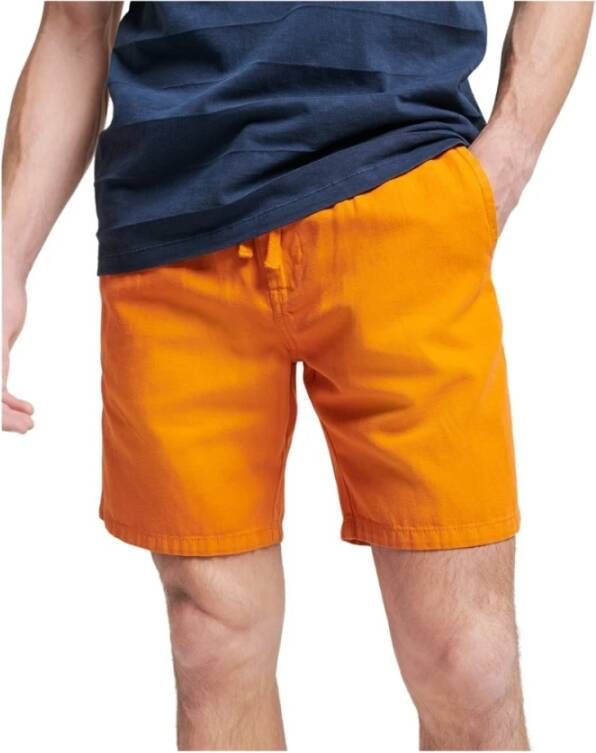 Superdry Korte broek Vintage Overdyed Oranje Heren