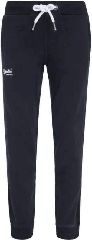 Superdry Oranje label jogger Blauw Heren