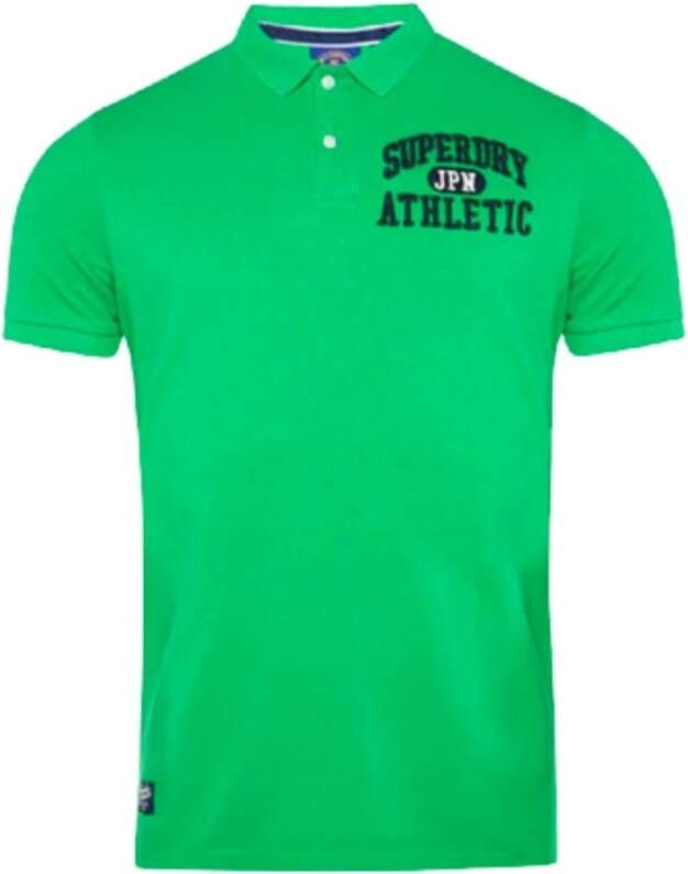 Superdry Vintage Sportieve Polo Green Heren