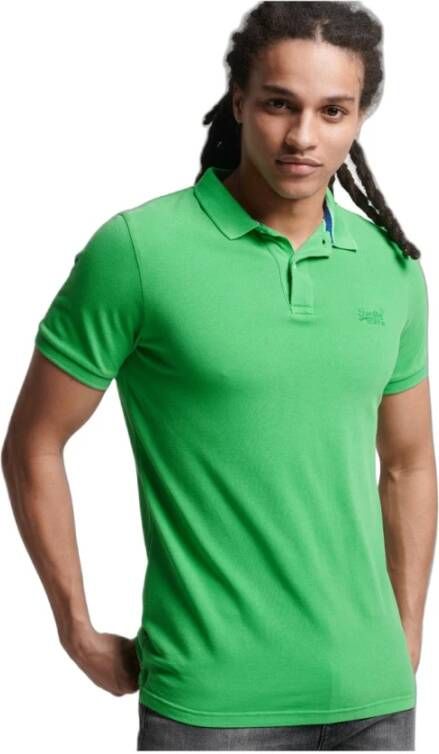 Superdry Vintage Destroyed Pique Polo Heren