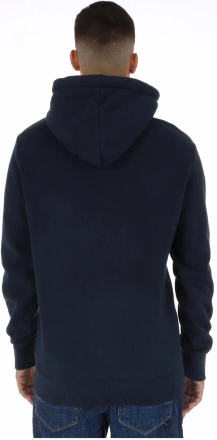 Superdry Blauwe Print Lange Mouw Sweatshirt Blue Heren