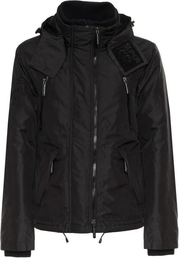 Superdry Bomberjack met Capuchon in Effen Kleur Black Heren - Foto 2