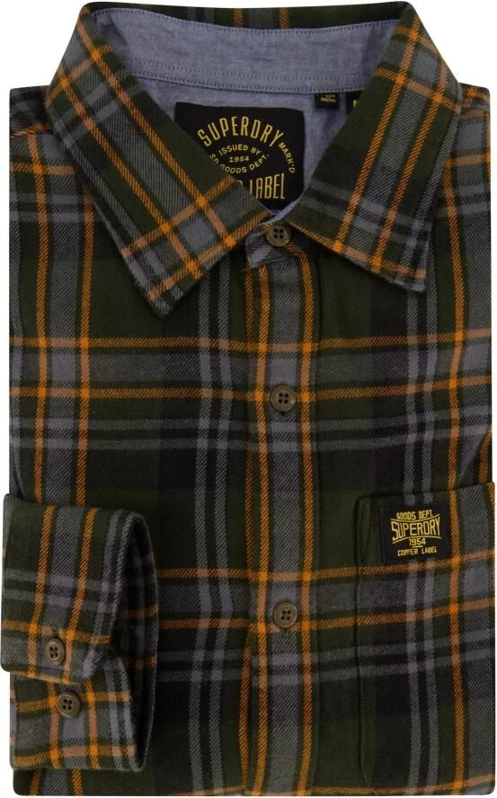 Superdry Overhemd met lange mouwen Organic Cotton Lumberjack Check Shirt