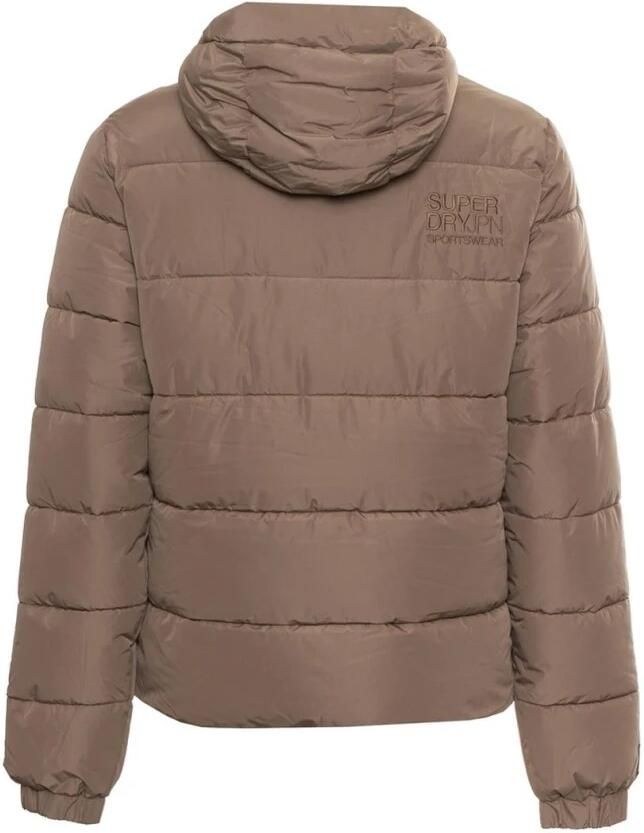 Superdry Gewatteerde jas HOODED SPORTS PUFFR JACKET met contrastkleurig borduursel - Foto 2
