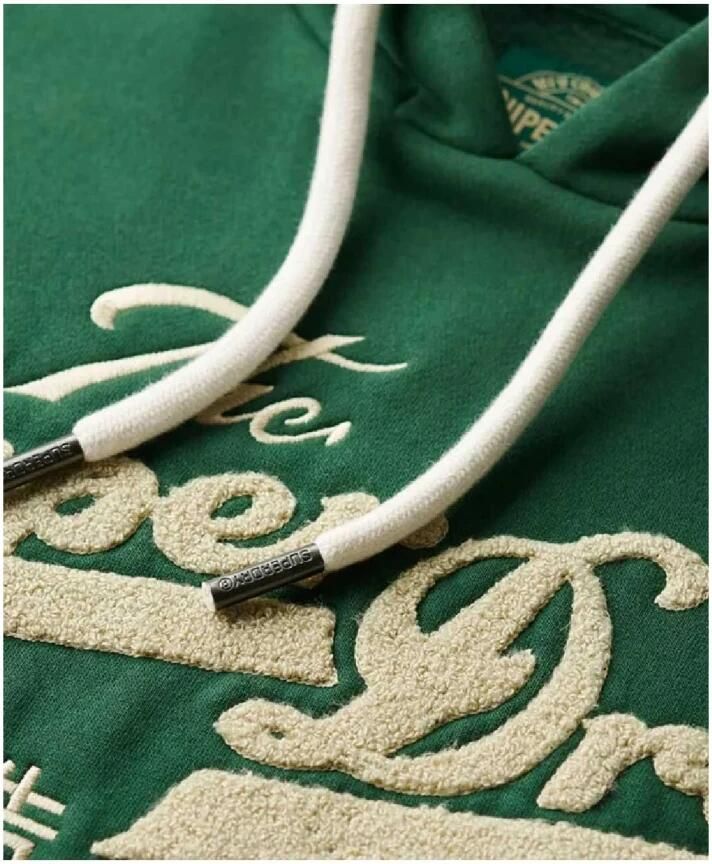 Superdry Geborduurde Sweater voor Dagelijks Comfort Green Heren