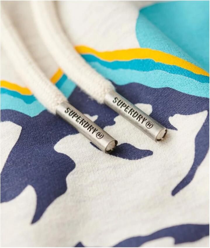 Superdry Grafische hoodies Regular Fit Grote zak Beige Heren - Foto 2