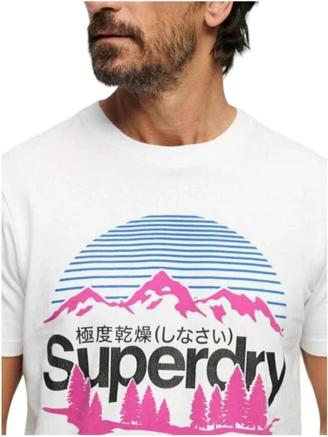 Superdry Great Outdoors T-shirt White Heren