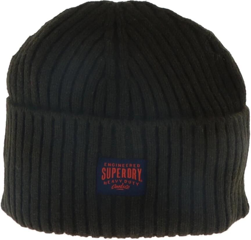 Superdry Groene Bedrukte Wol-Polyester Pet Green Dames