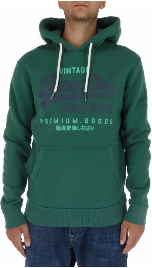 Superdry Groene Print Sweatshirt voor Heren Green Heren - Foto 3