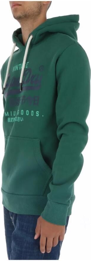 Superdry Groene Print Sweatshirt voor Heren Green Heren - Foto 2