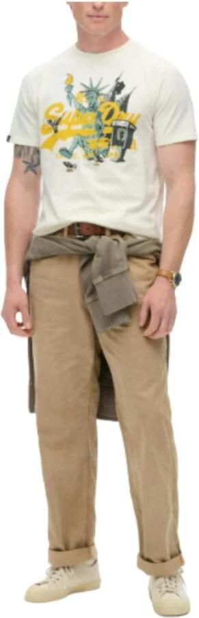 Superdry New York Grafisch T-shirt White Heren - Foto 2