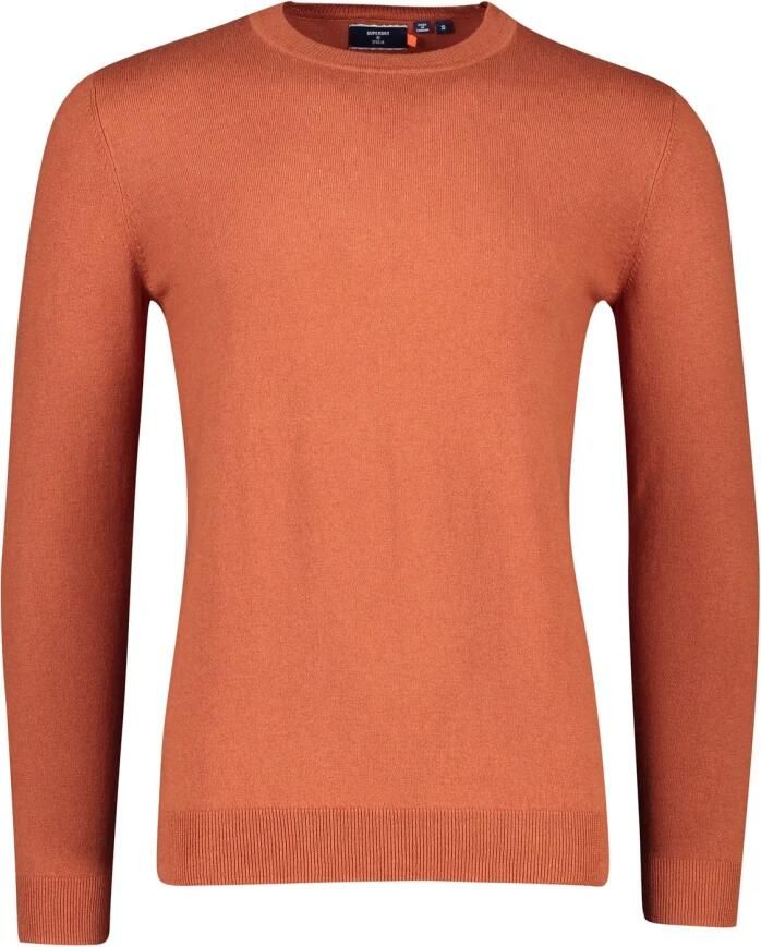 Superdry Oranje Gebreide Trui Ronde Hals Orange Heren - Foto 3