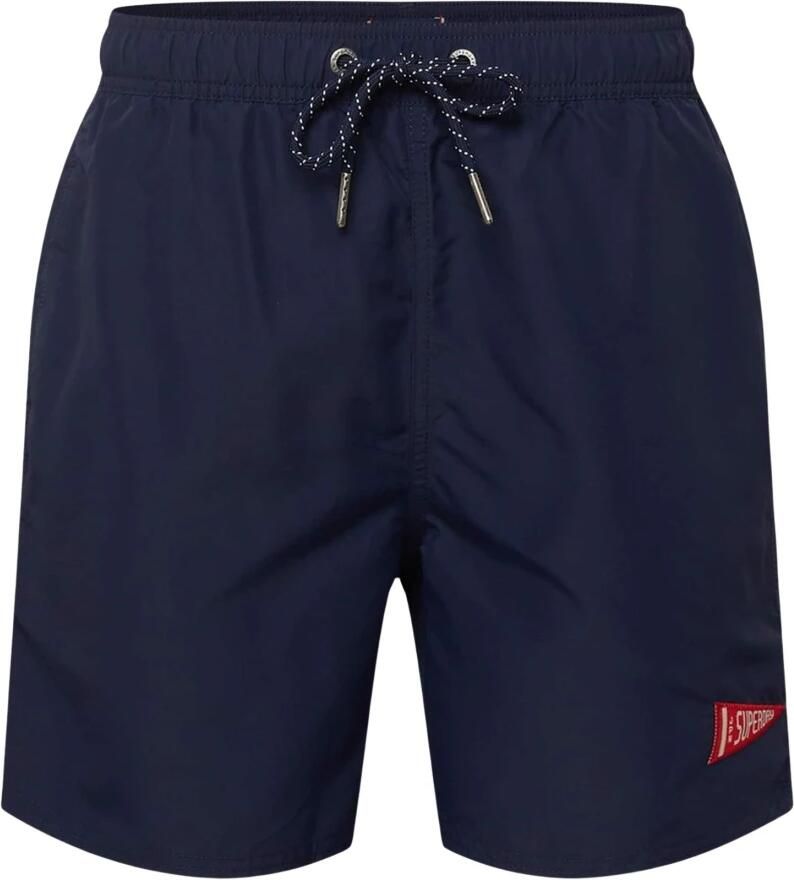 Superdry Blauwe zwemkleding van gerecycled polyester collectie Blue Heren