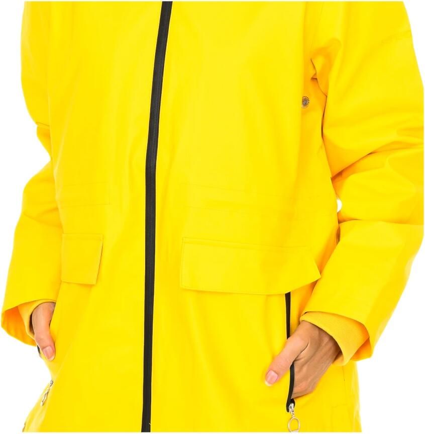 Superdry Marineblauwe Hydrotech Jas Yellow Dames - Foto 3