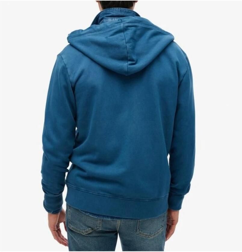 Superdry Ritssluiting Hoodies voor Mannen en Vrouwen Blue Heren