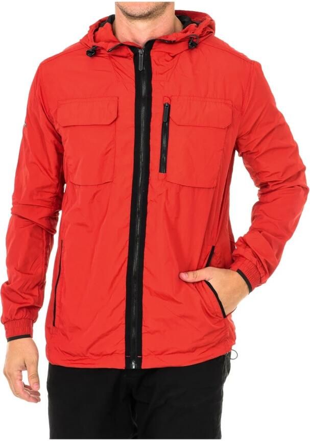 Superdry Rode Waterdichte Jas met Capuchon Red Heren - Foto 3