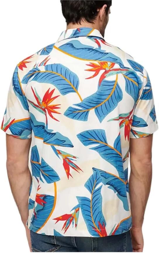 Superdry Tropisch Hawaïaans Overhemd Multicolor Heren - Foto 2