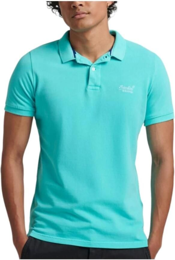 Superdry Poloshirt met logostitching model 'VINT DESTROY' - Foto 4