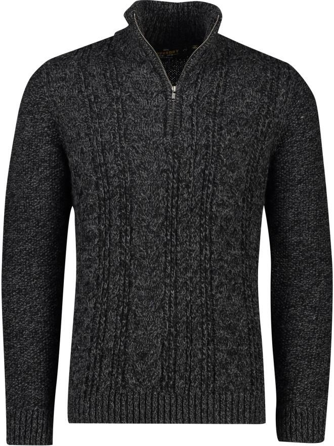 Superdry Gebreide pullover met kabelpatroon model 'Jacob' - Foto 2