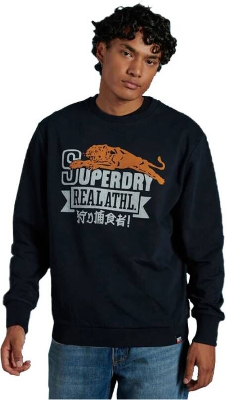 Superdry Sweatshirt Zwart Heren