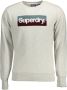 Superdry Grijze Sweatshirt met lange mouwen en ronde hals Geborduurd logo Gray Heren - Thumbnail 11