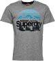 Superdry T-shirt Core Logo Great Outdoors Grijs Heren - Thumbnail 1