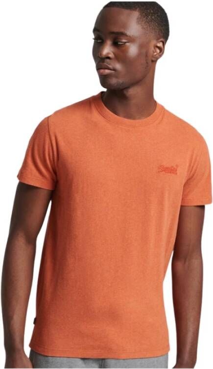 Superdry t-shirt Oranje Heren