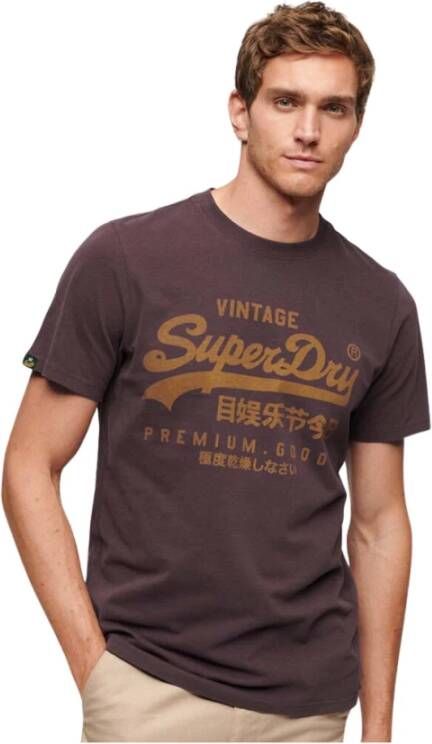 Superdry T-shirt Vl Premium Goods Graphic Rood Heren