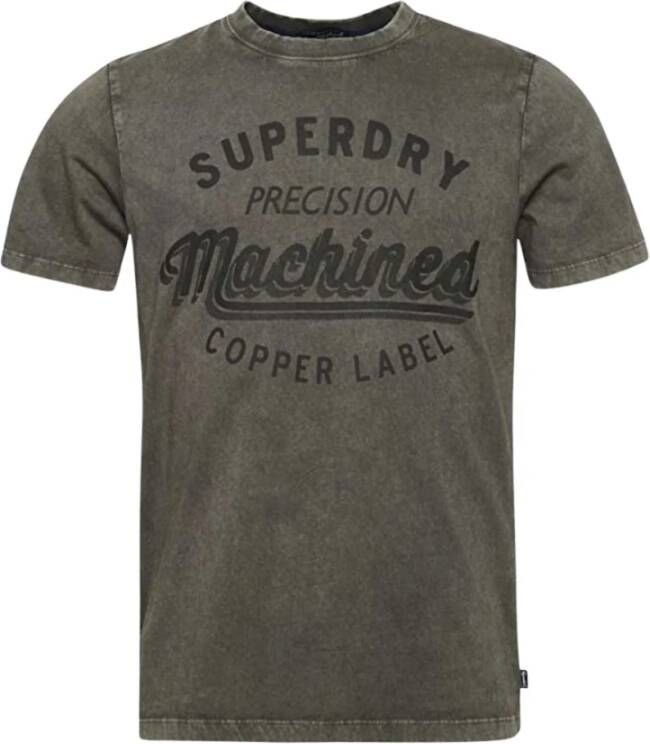 Superdry T-Shirts Zwart Heren
